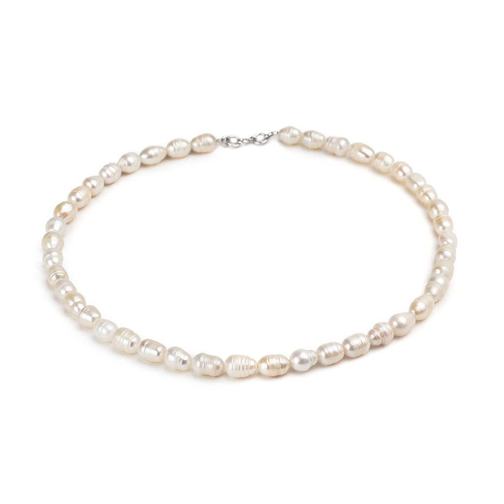 COLLAR PERLA OVALADA