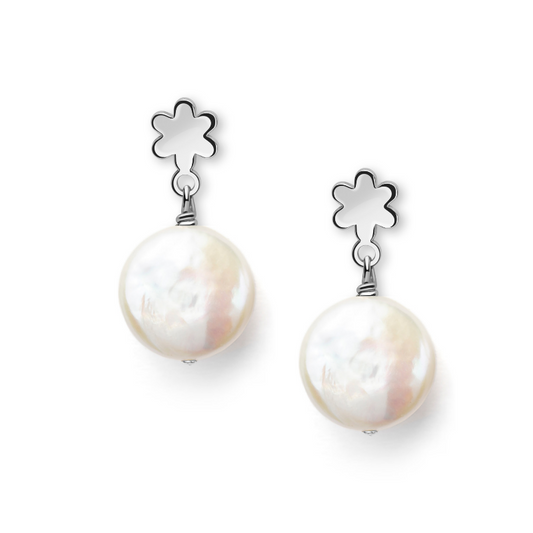 BROQUEL FLOR PERLA MONEDA