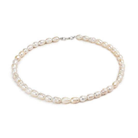 COLLAR PERLA OVALADA