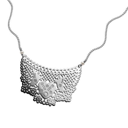 Collar con dije de Papel Picado